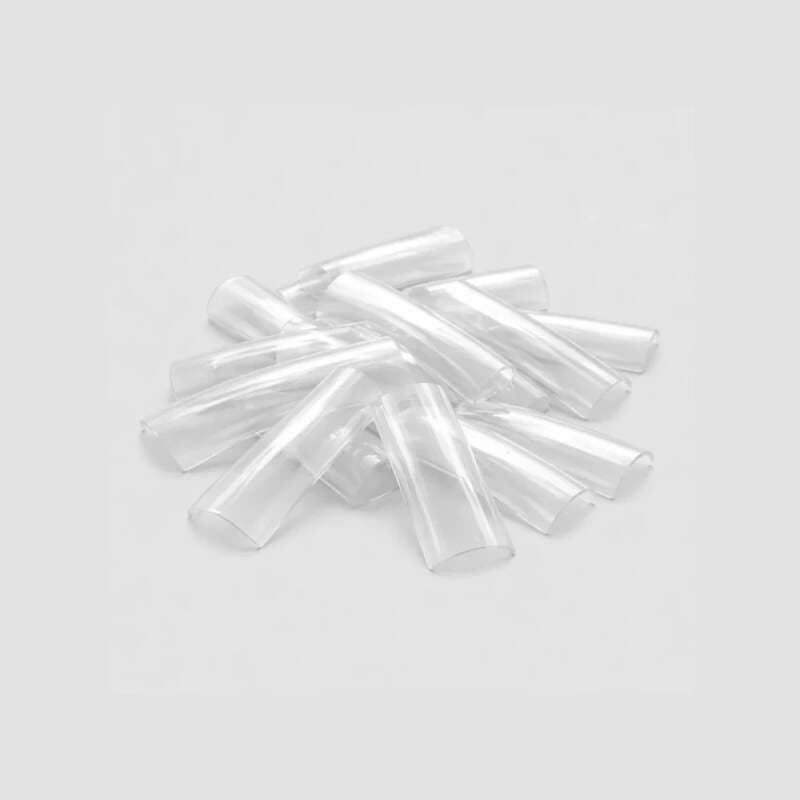 Starnails Tipy CLEAR - tvar hranatý, dl.l.plocha, 100 ks