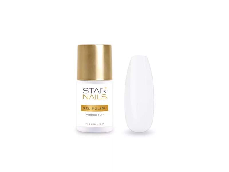 Starnails UV/LED Gel Polish Mirror Top, 5ml - závěrečný gel lak