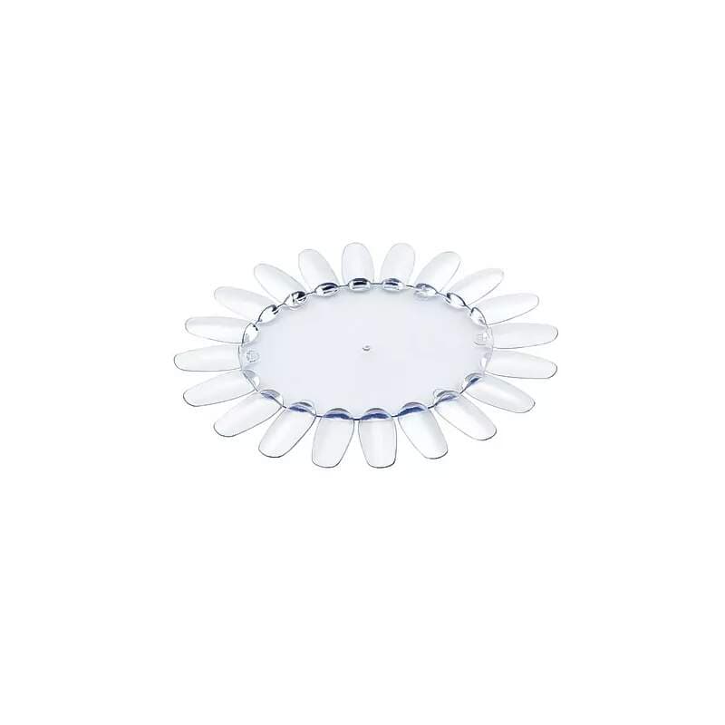 Starnails Vzorník na UV gel/gel lak/ lak, CLEAR - tvar kulatý, sluníčko malé, 10ks