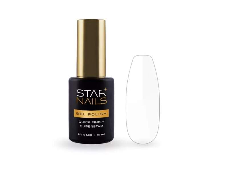 Starnails UV/LED Gel Polish Quick Finish Superstar, 10ml - lesklý závěrečný gel lak