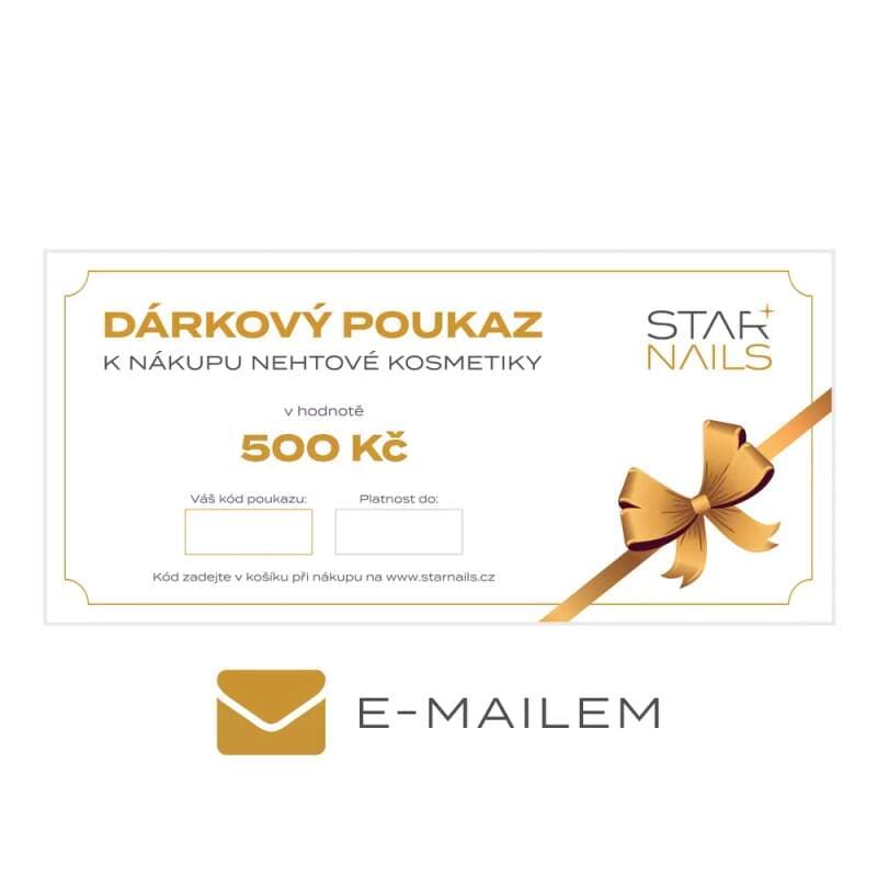 Starnails Elektronický poukaz na nákup zboží 500 Kč