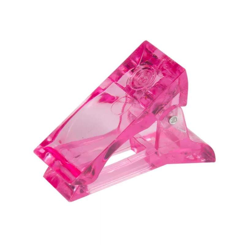 Starnails Polygel klip - držák duálních polygel šablon růžový