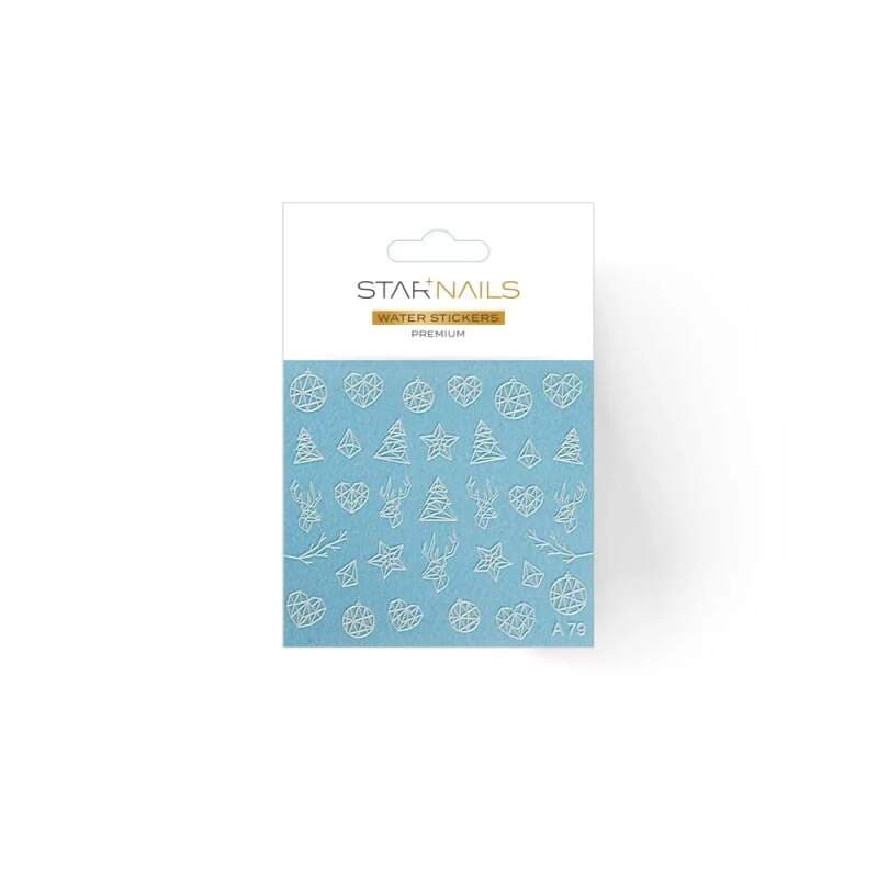 Starnails 3D vodolepky/obtisky PREMIUM - A79