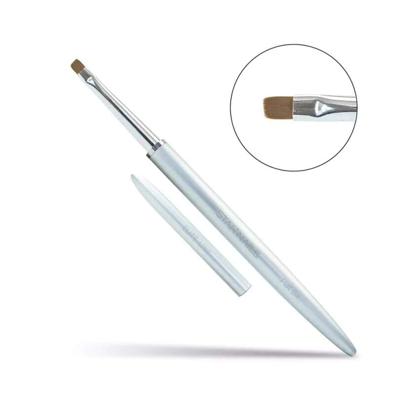 Starnails Štětec na UV gel, ELITE LINE - Flat 6