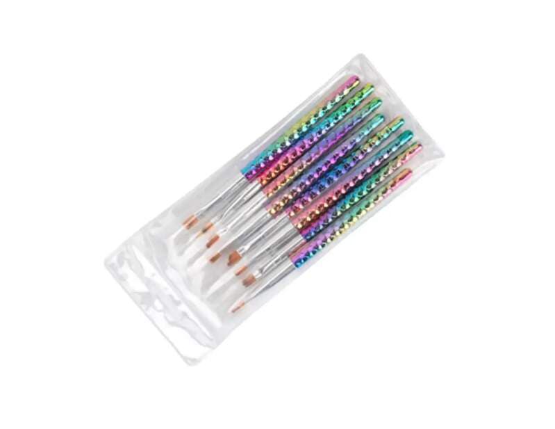 Starnails Sada 8 štětců na Nail Art a Ombré - náhled 2