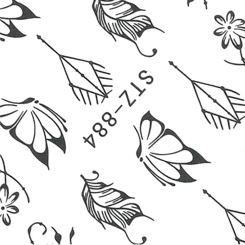 Starnails Vodolepky na nehty - Flowers STZ-884 - náhled 2