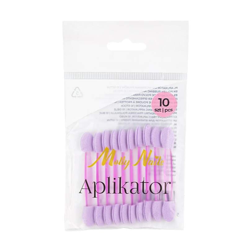 Starnails Aplikátor pro lešticí pigmenty - Violet, 10ks - náhled 2