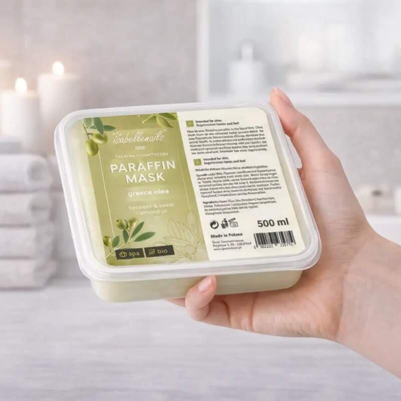 Starnails  Paraffin Mask isabellenails, 500ml - Green Olives - parafínový vosk Zelená oliva - náhled 2