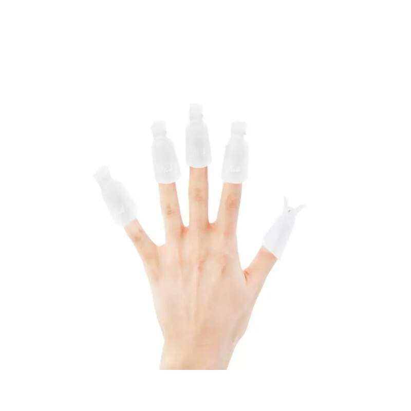 Starnails Klipsy na odstranění gel laku, bílé 10ks - náhled 2