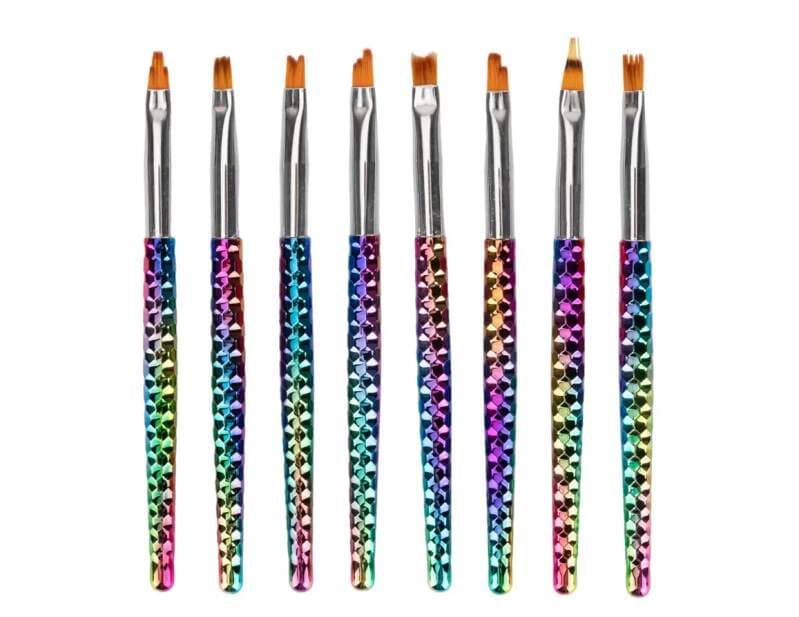 Starnails Sada 8 štětců na Nail Art a Ombré - náhled 3