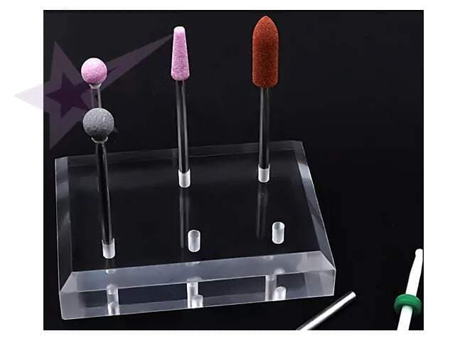 Starnails Stojan na frézy Crystal - držák brusných nástavců - náhled 3