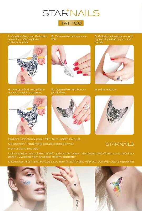 Starnails TATTOO - Tetování na tělo č. 57 - náhled 3