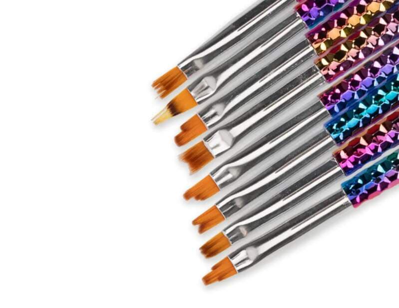 Starnails Sada 8 štětců na Nail Art a Ombré - náhled 4