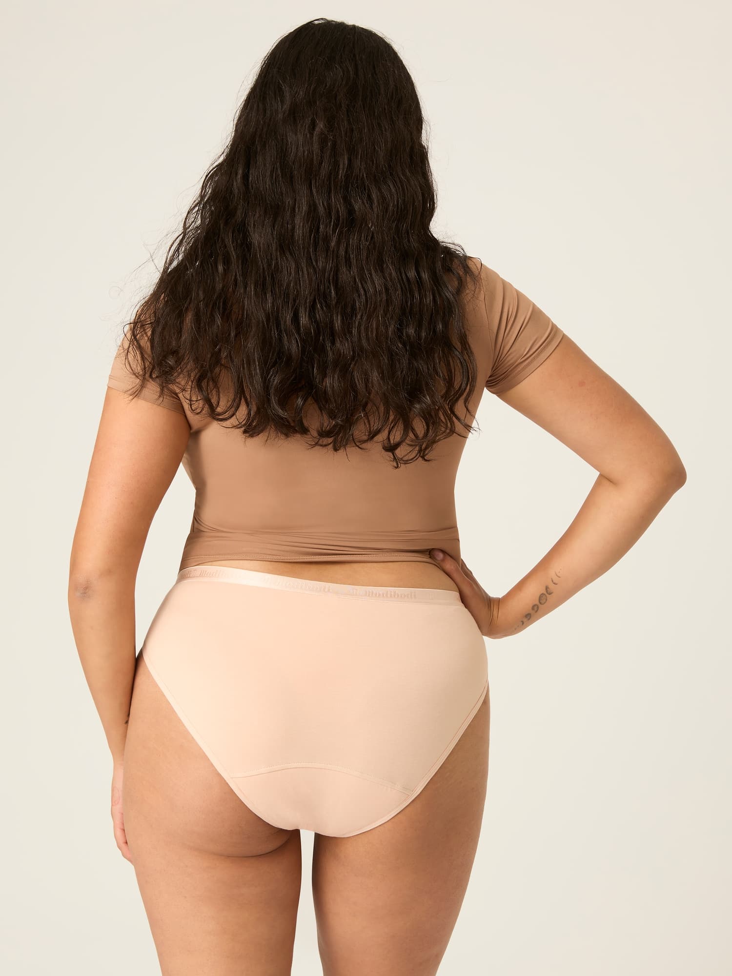 Menstruační kalhotky Modibodi Classic Bikini Moderate-Heavy Beige (MODI4008B) L - náhled 2