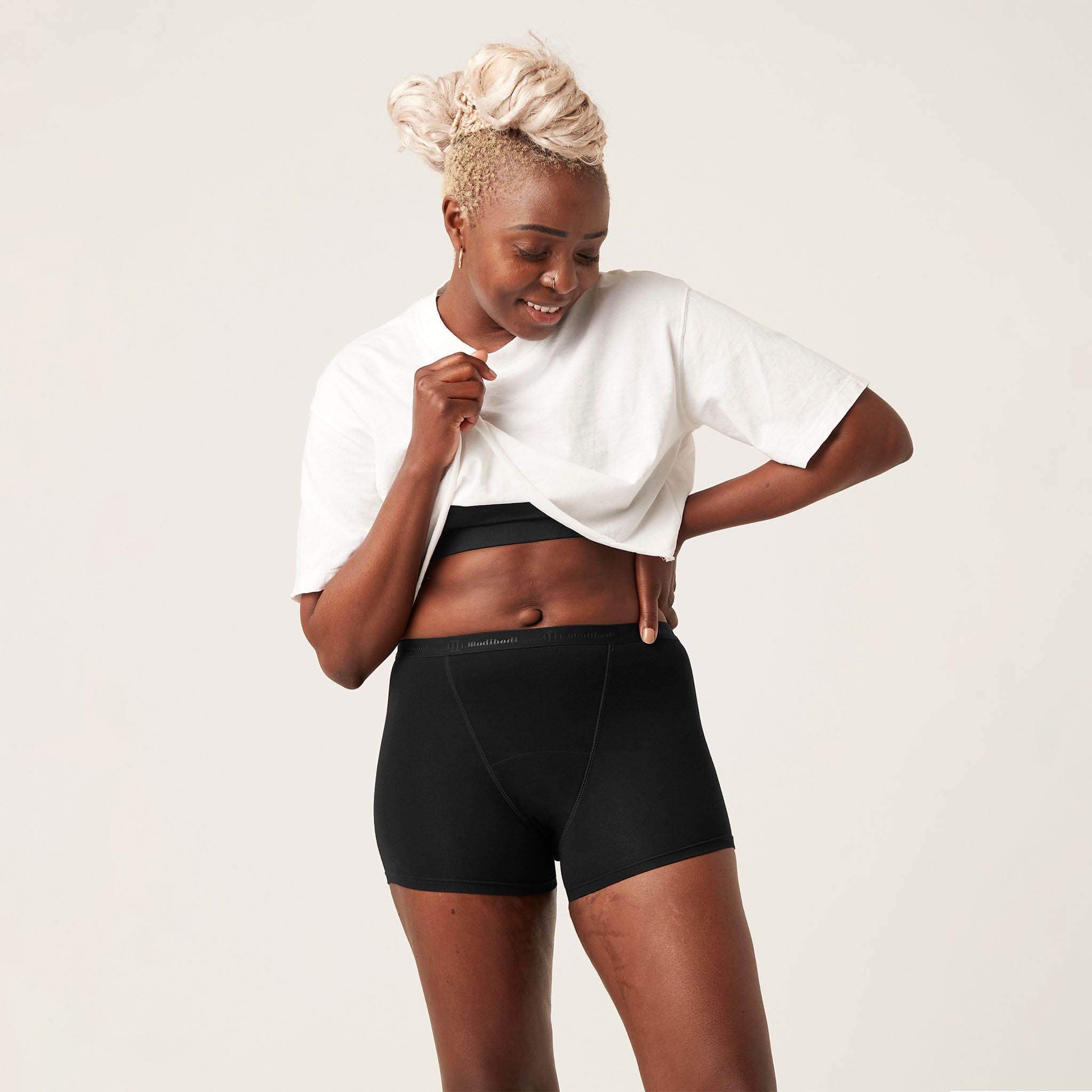 Menstruační kalhotky Modibodi Classic Boyshort Moderate-Heavy (MODI3992)