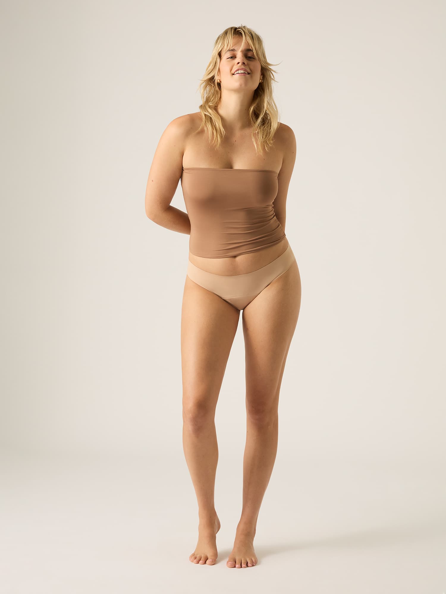 Menstruační kalhotky Modibodi Seamfree Bikini Moderate-Heavy Cashew (MODI4065C) L - náhled 3