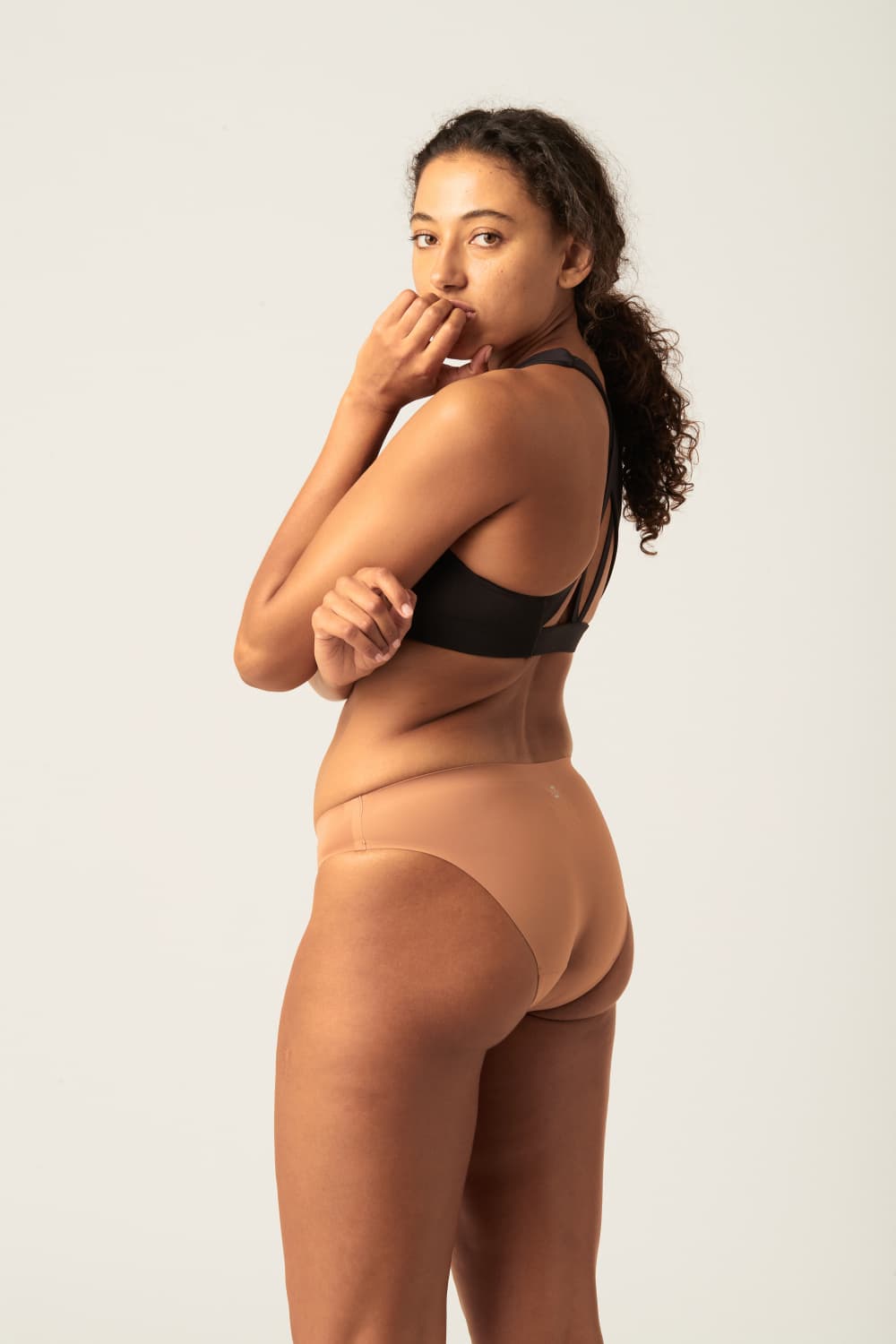 Menstruační kalhotky Modibodi Seamfree Bikini Moderate-Heavy Cinnamon (MODI4065CIN) L - náhled 4