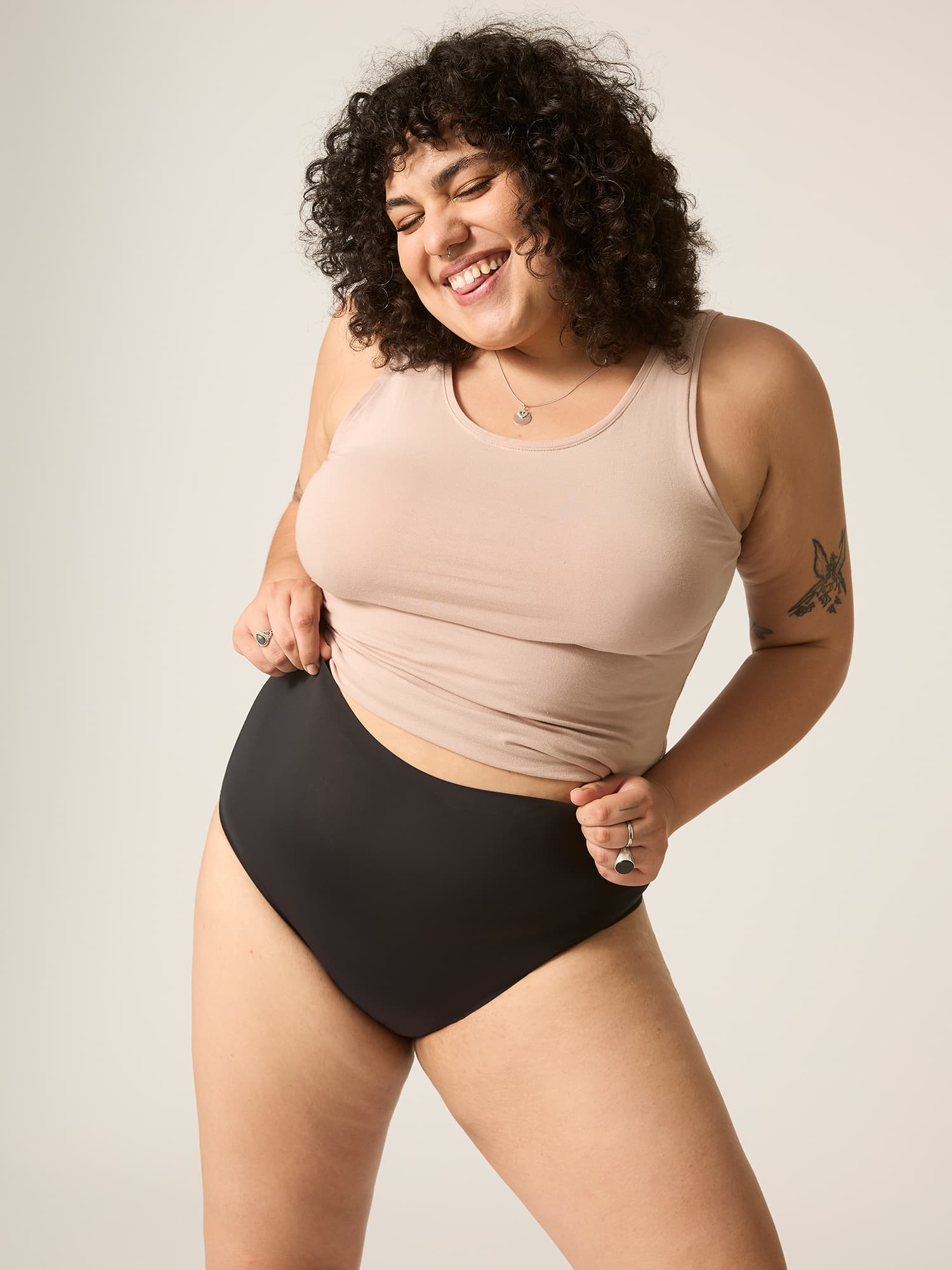 Menstruační kalhotky Modibodi Seamfree Full Brief Heavy-Overnight (MODI4064) 3XL