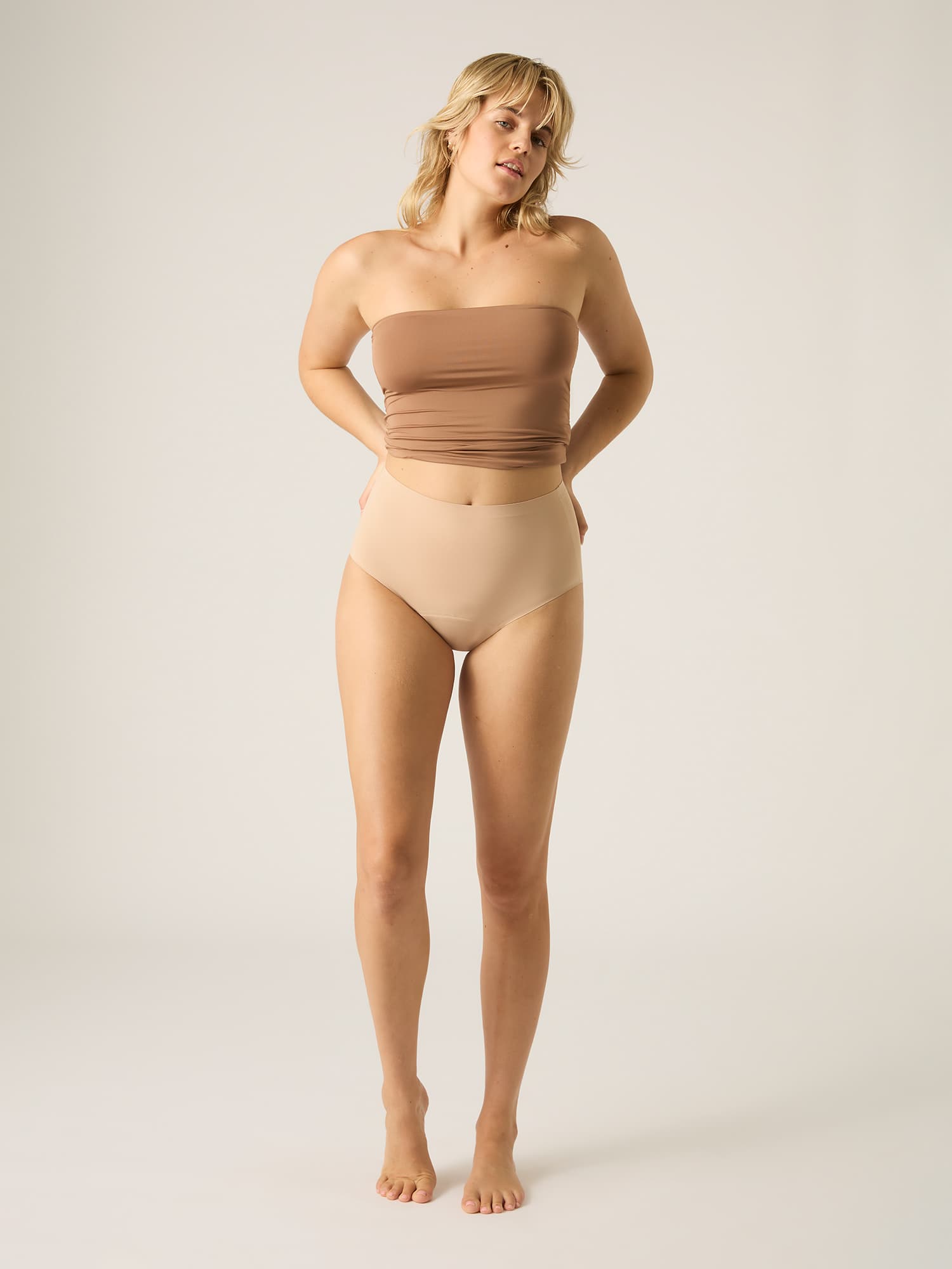 Menstruační kalhotky Modibodi Seamfree Full Brief Moderate-Heavy Cashew (MODI4063) 3XL - náhled 3