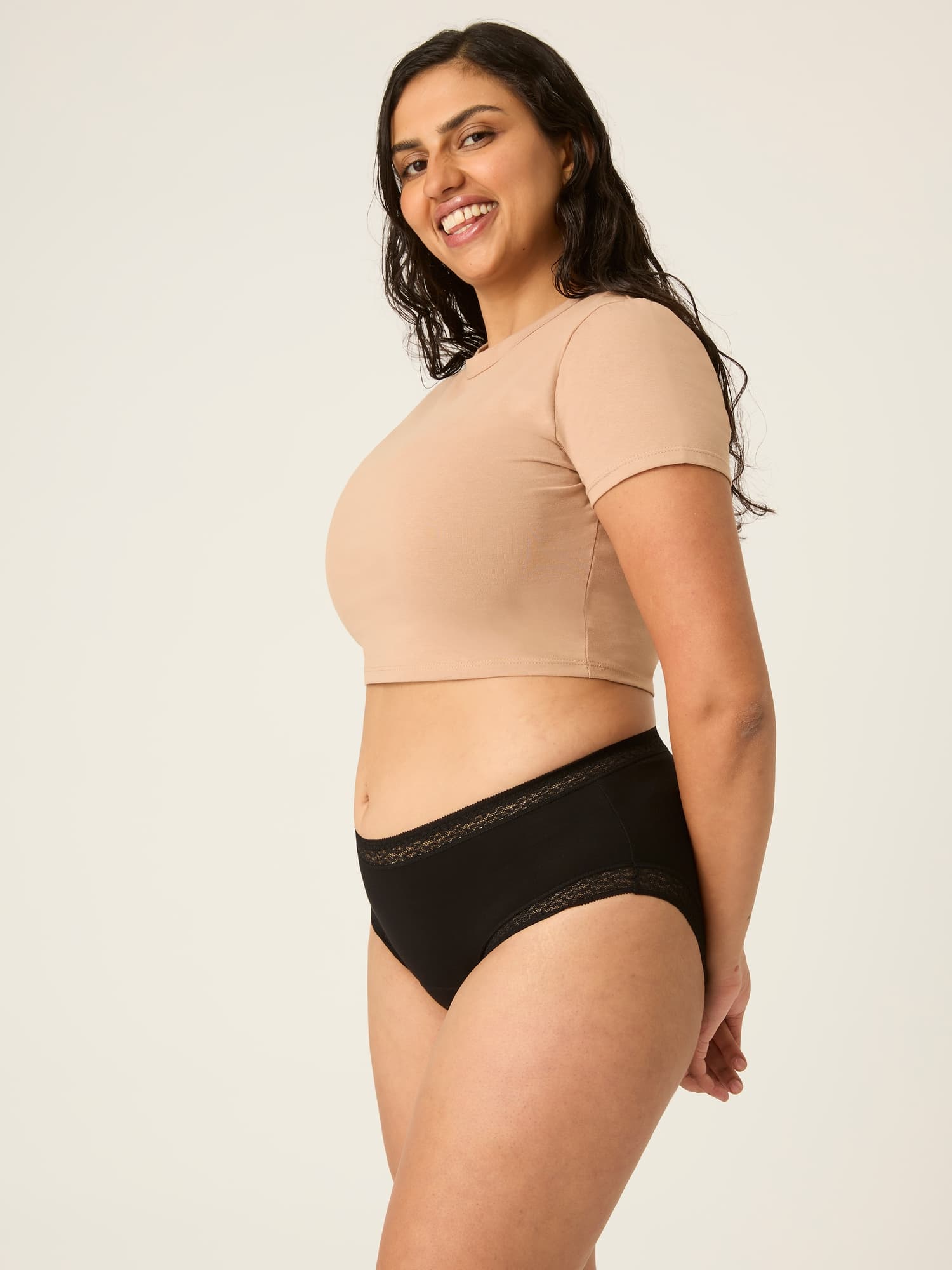 Menstruační kalhotky Modibodi Sensual Boyleg Light-Moderate (MODI4045) L - náhled 4