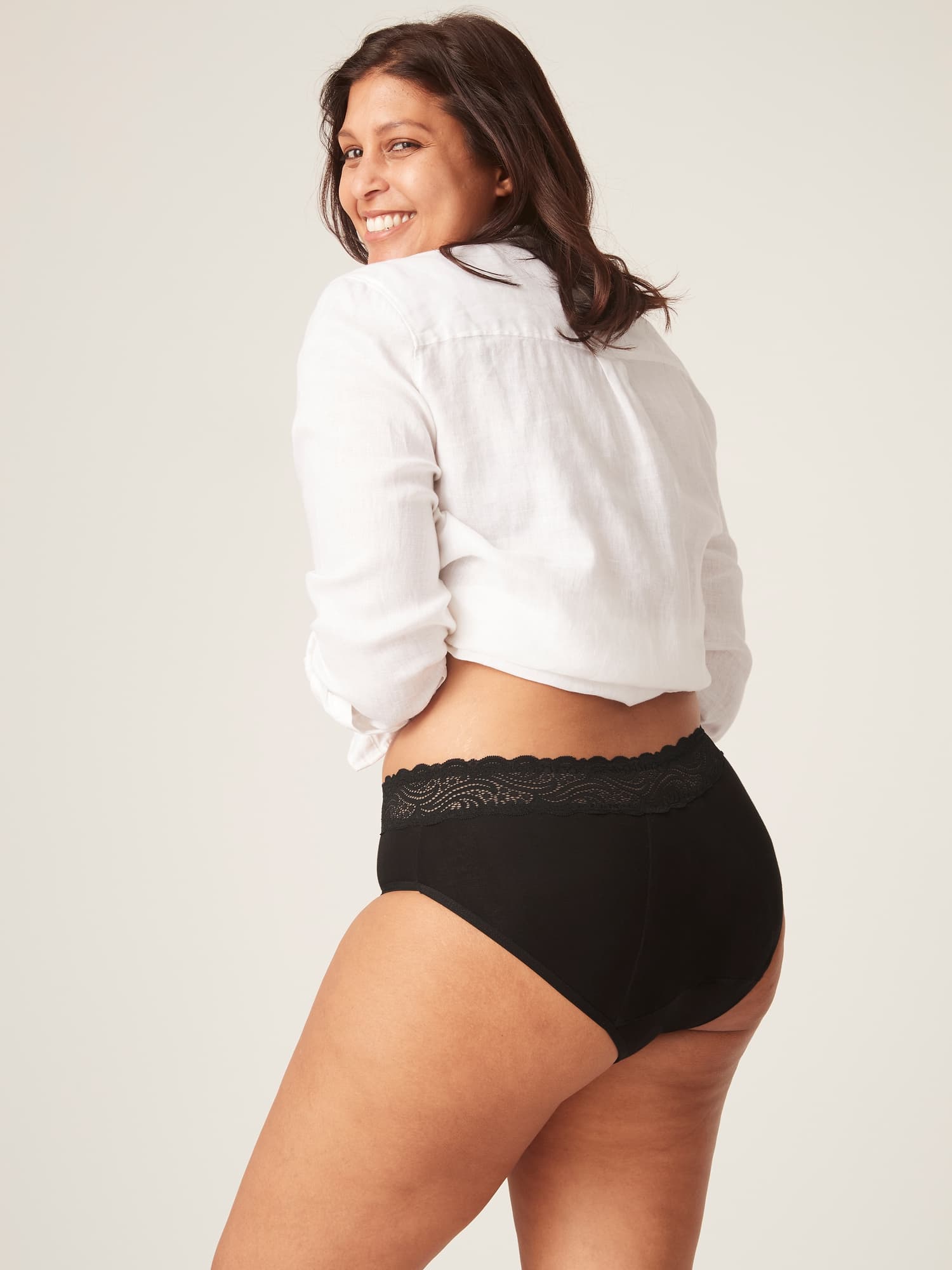 Menstruační kalhotky Modibodi Sensual Hi-Waist Bikini Heavy-Overnight (MODI4040) 3XL - náhled 5