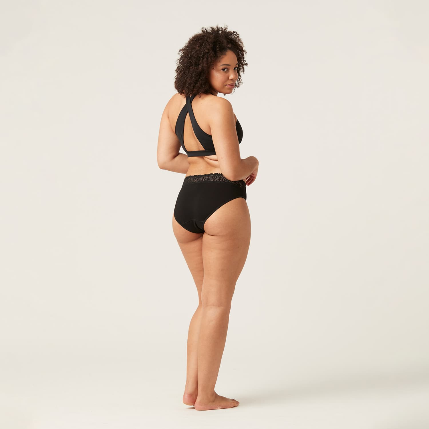 Menstruační kalhotky Modibodi Sensual Hi-Waist Bikini Light-Moderate (MODI4035) 3XL - náhled 3