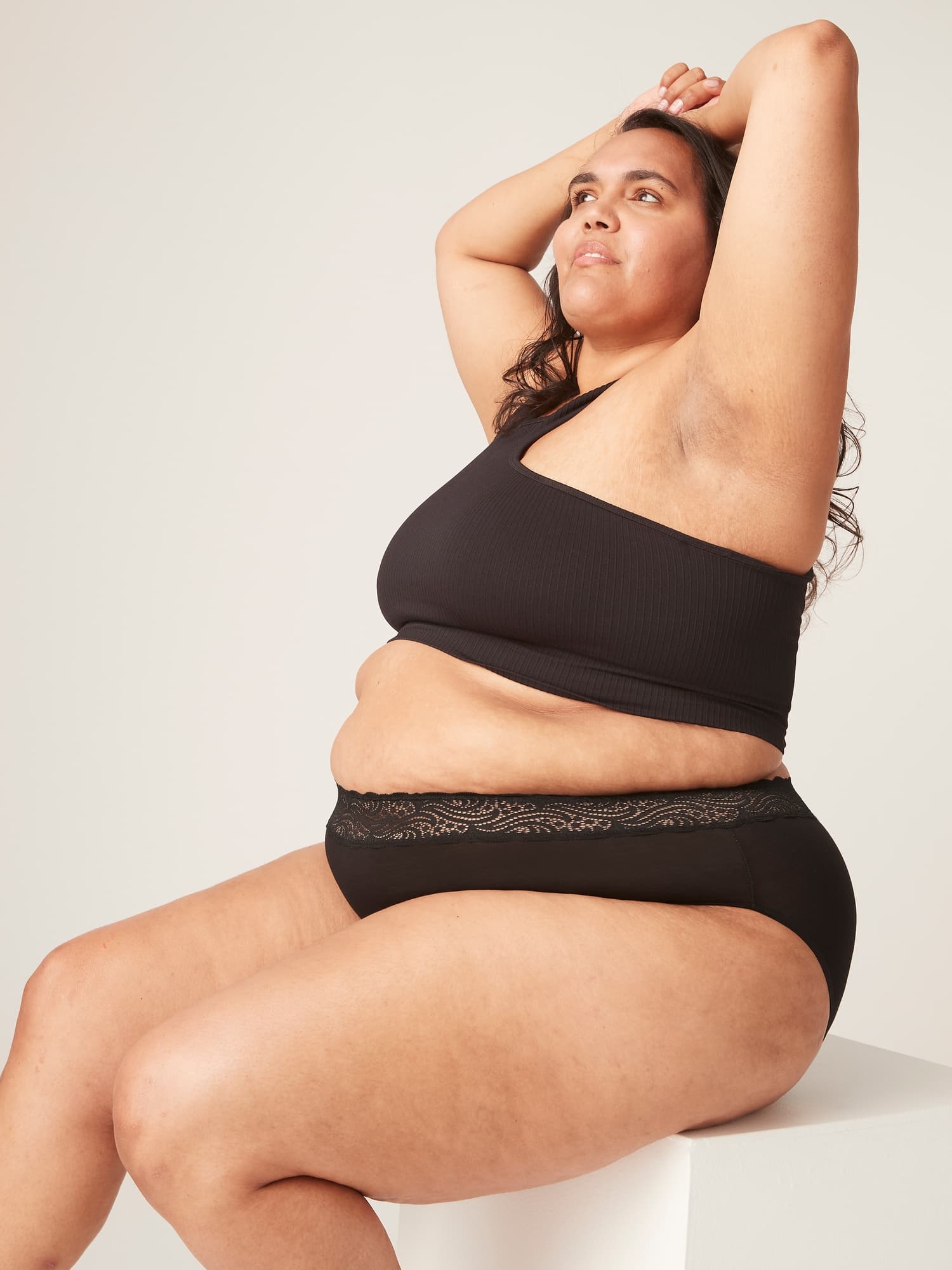 Menstruační kalhotky Modibodi Sensual Hi-Waist Bikini Moderate-Heavy (MODI4038) 3XL - náhled 4