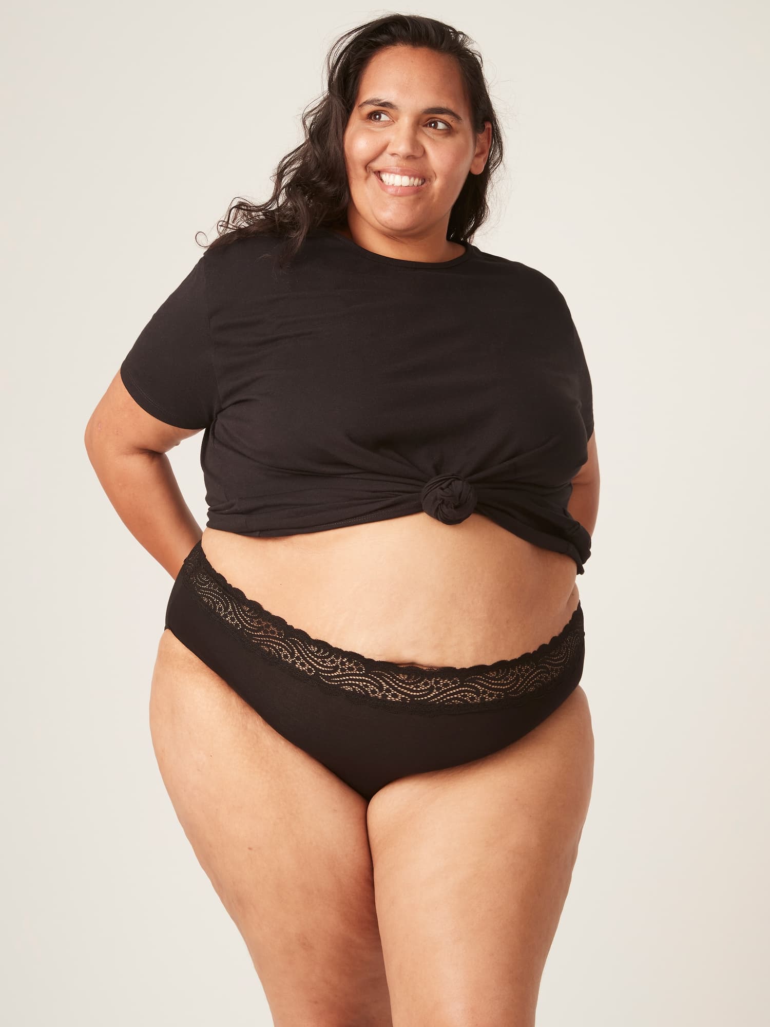 Menstruační kalhotky Modibodi Sensual Hi-Waist Bikini Moderate-Heavy (MODI4038) 3XL - náhled 5