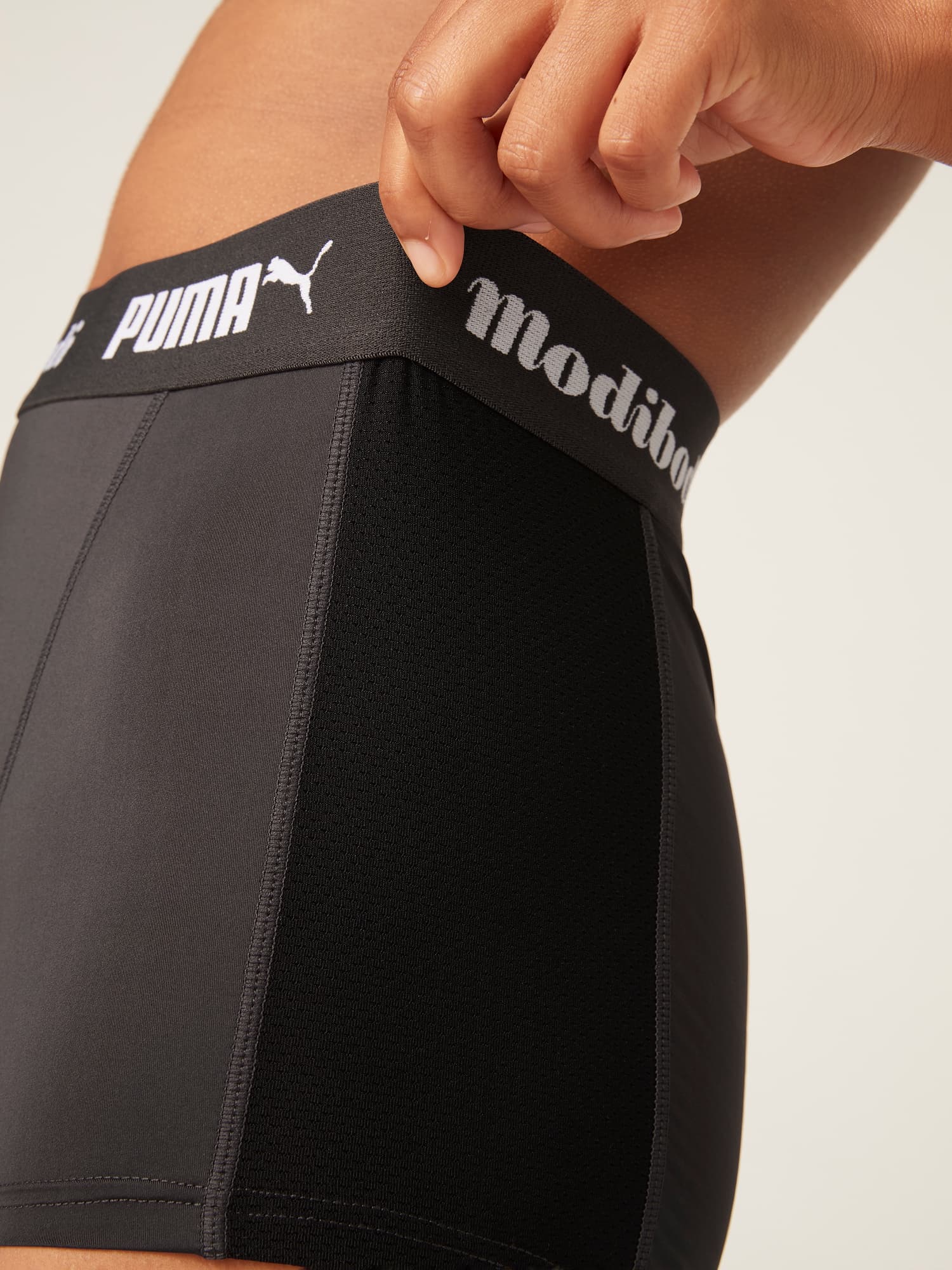 Menstruační kalhotky PUMA & Modibodi Active Boyshort Moderate-Heavy Dark (MODI4097) L - náhled 3