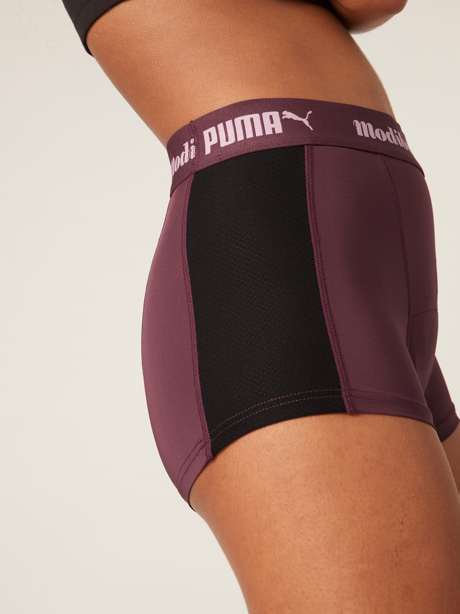 Menstruační kalhotky PUMA & Modibodi Active Boyshort Moderate-Heavy Grape (MODI4097G) L - náhled 5
