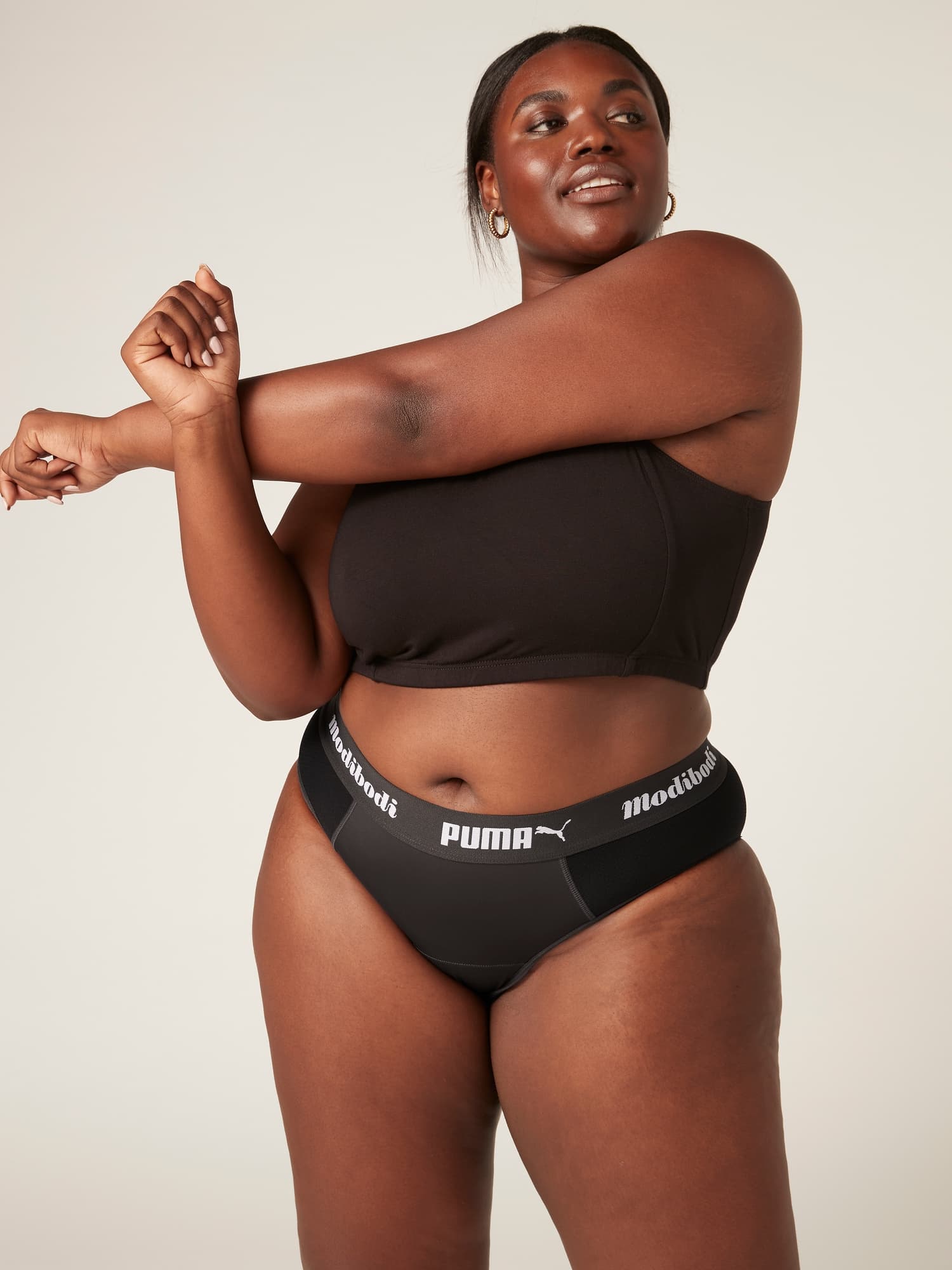 Menstruační kalhotky PUMA & Modibodi Active Brief Moderate-Heavy Dark (MODI4095) XL - náhled 5
