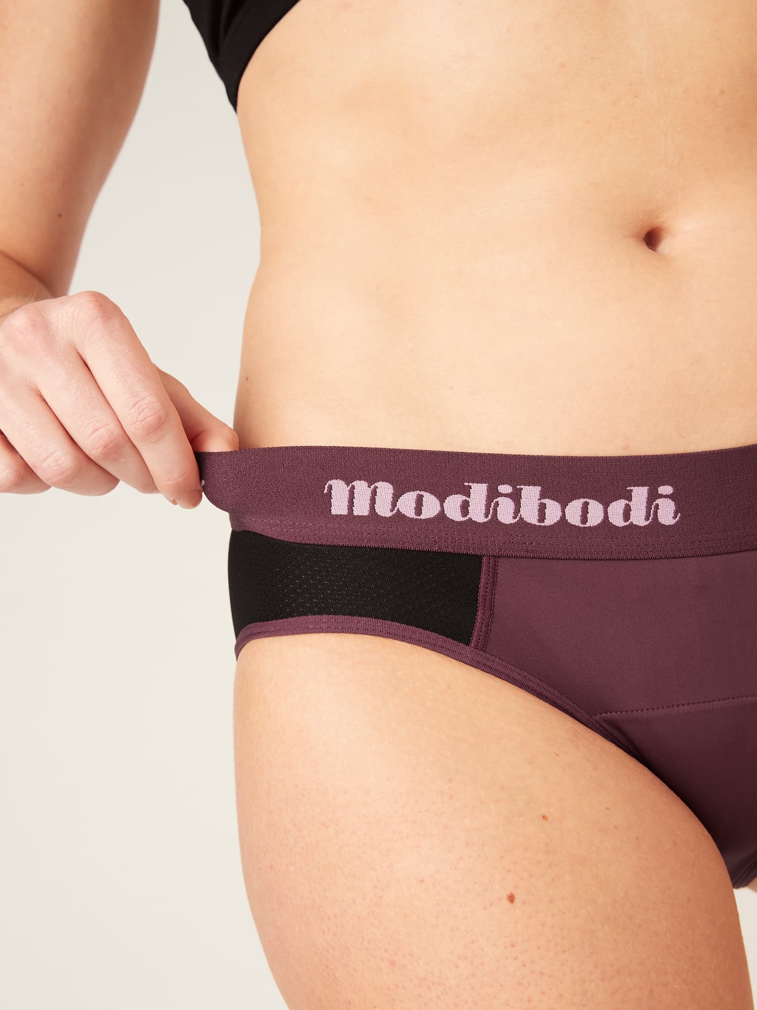 Menstruační kalhotky PUMA & Modibodi Active Brief Moderate-Heavy Grape (MODI4096) L - náhled 4