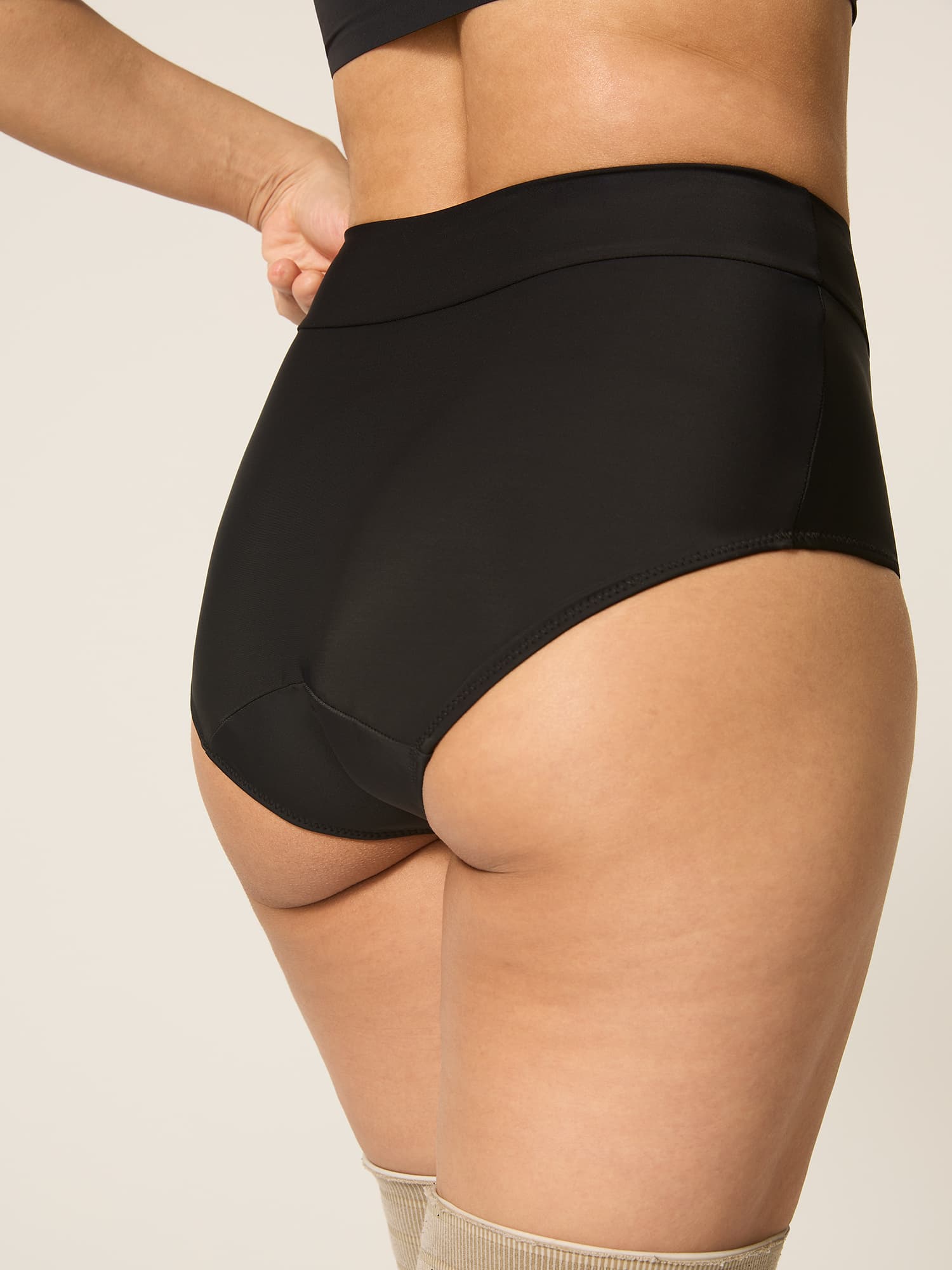 Menstruační plavky Modibodi Hi-Waist Bikini Brief spodní díl (MODI4320) 3XL - náhled 4