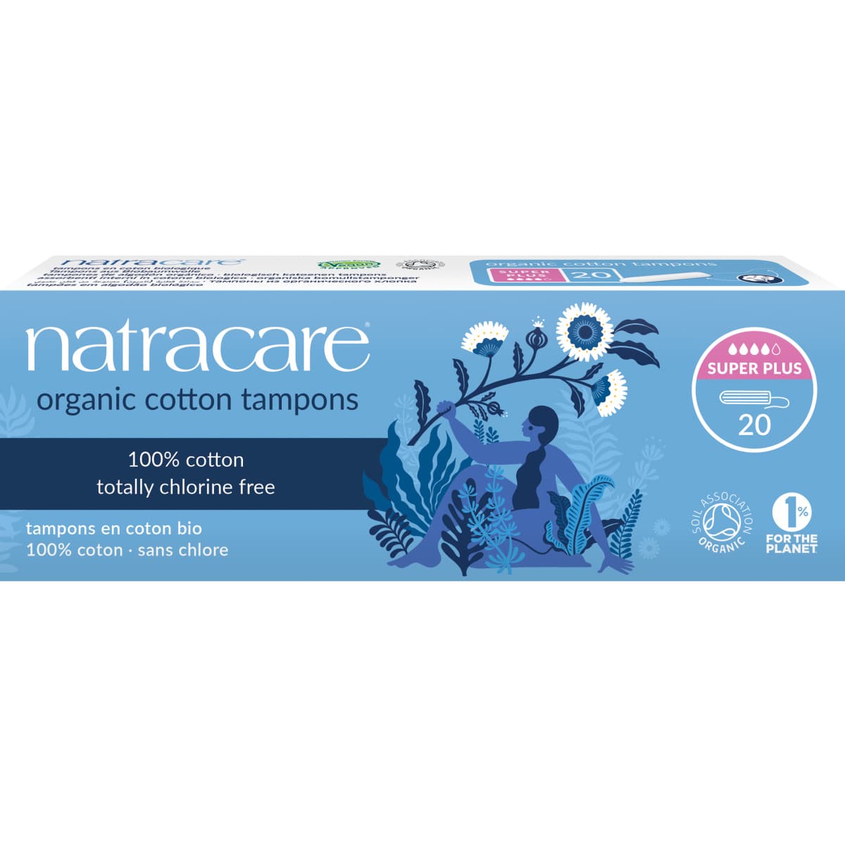 Tampony Natracare Super Plus 20 ks (NATRA05)