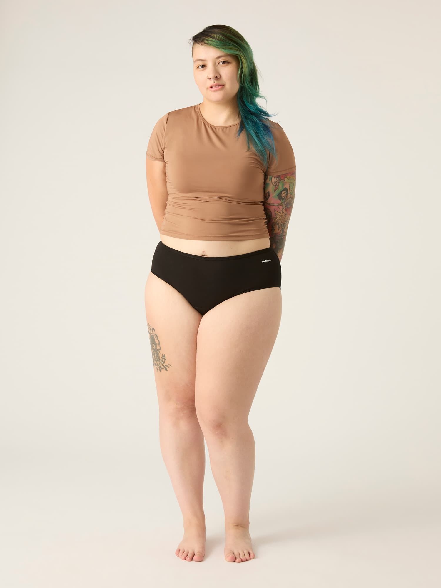 Menstruační kalhotky Modibodi Basic Mid-Rise Brief Moderate-Heavy (MODI4110) 3XL - náhled 3