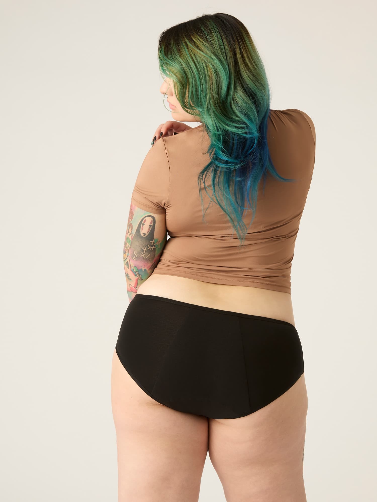 Menstruační kalhotky Modibodi Basic Mid-Rise Brief Moderate-Heavy (MODI4110) 3XL - náhled 2