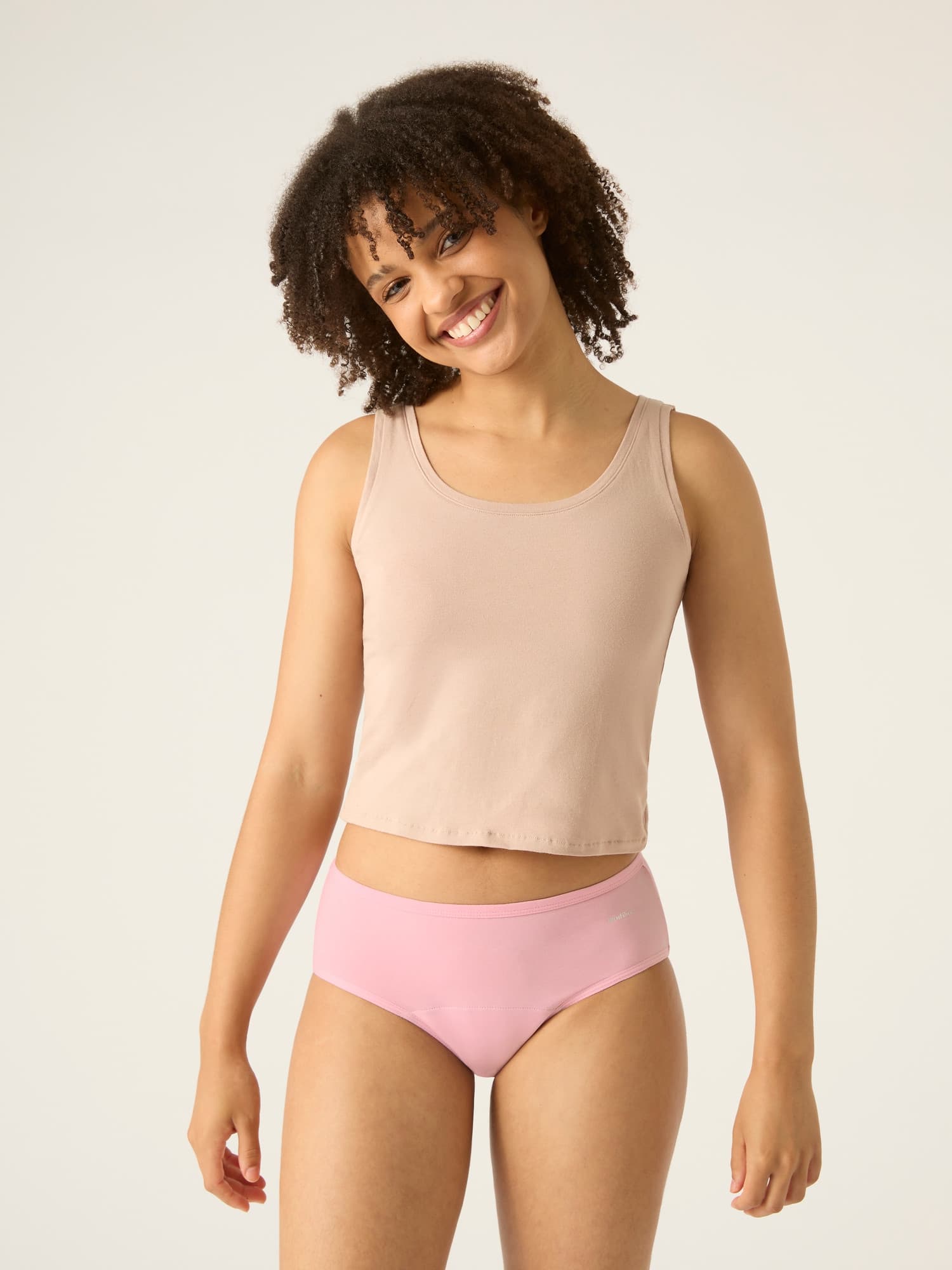 Menstruační kalhotky Modibodi Basic Mid-Rise Brief Moderate-Heavy Musk (MODI4110M)