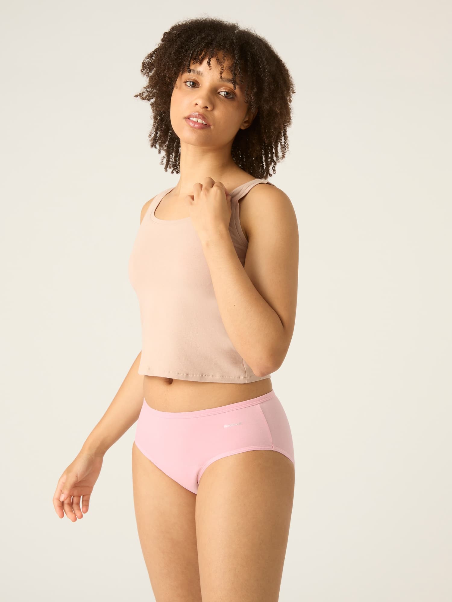 Menstruační kalhotky Modibodi Basic Mid-Rise Brief Moderate-Heavy Musk (MODI4110M) 3XL - náhled 2
