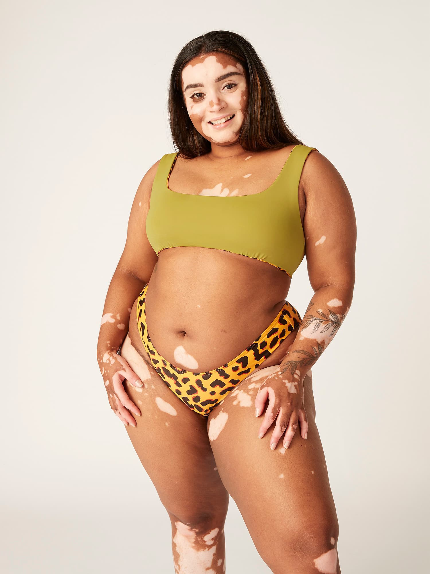 Menstruační plavky Modibodi Brazilian Brief Animal komplet (MODI4352A) XL - náhled 5
