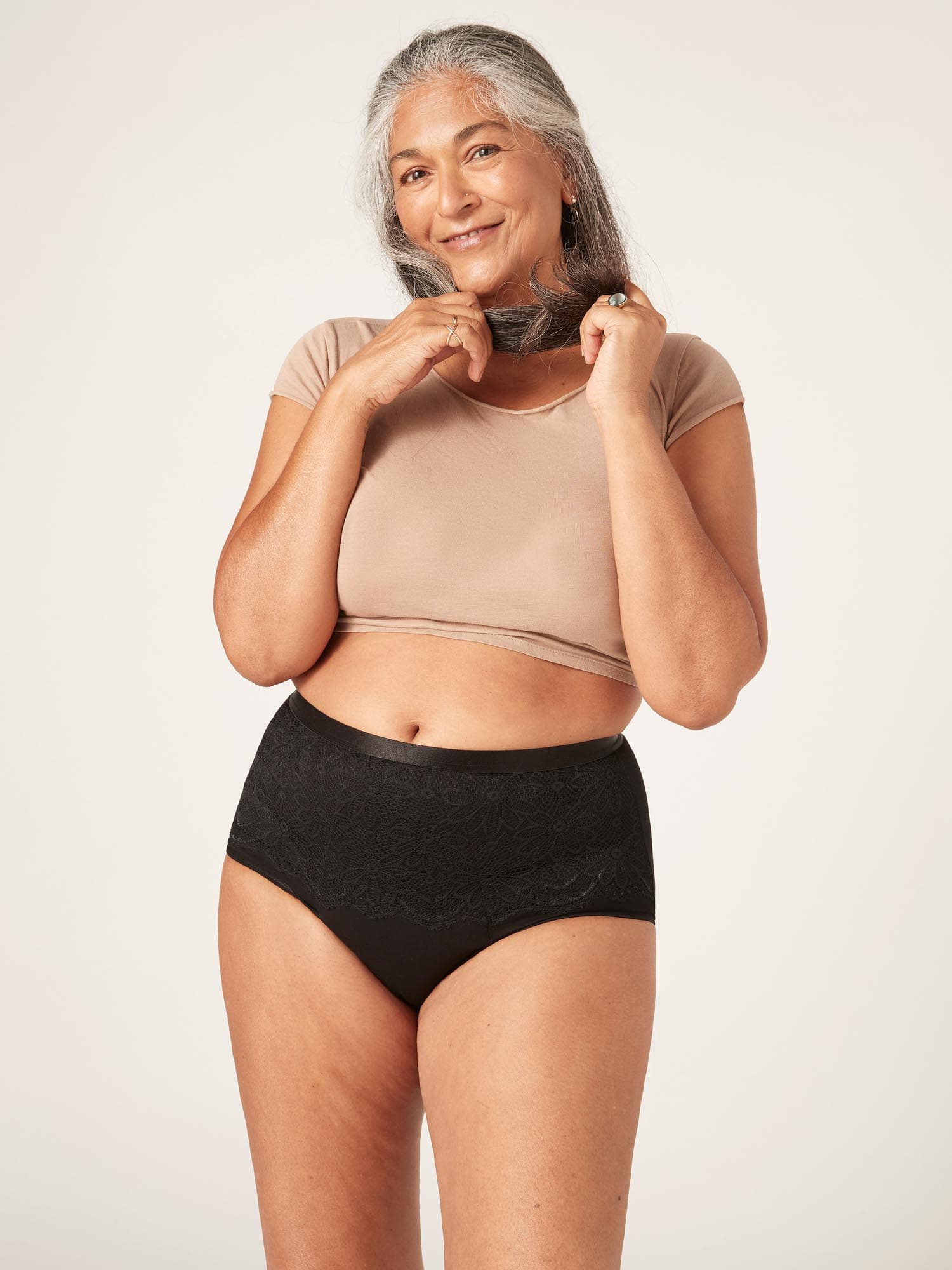 Absorpční kalhotky Modibodi Hi-Waist Brief Ultra - VYBALENÉ (MODI4121VYB)