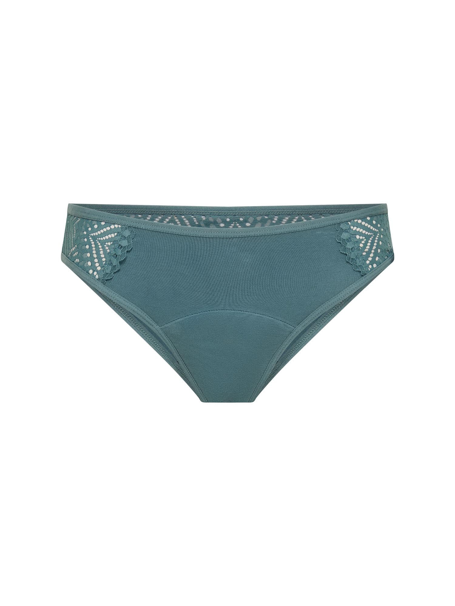 Menstruační kalhotky Modibodi Sensual Cheeky Brief Moderate-Heavy Arizona Blue (MODI4032AB) L - náhled 4