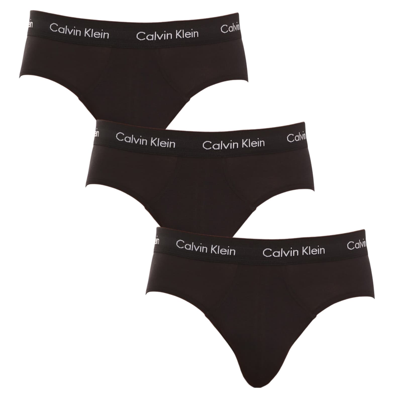 3PACK pánské slipy Calvin Klein černé (U2661G-XWB)