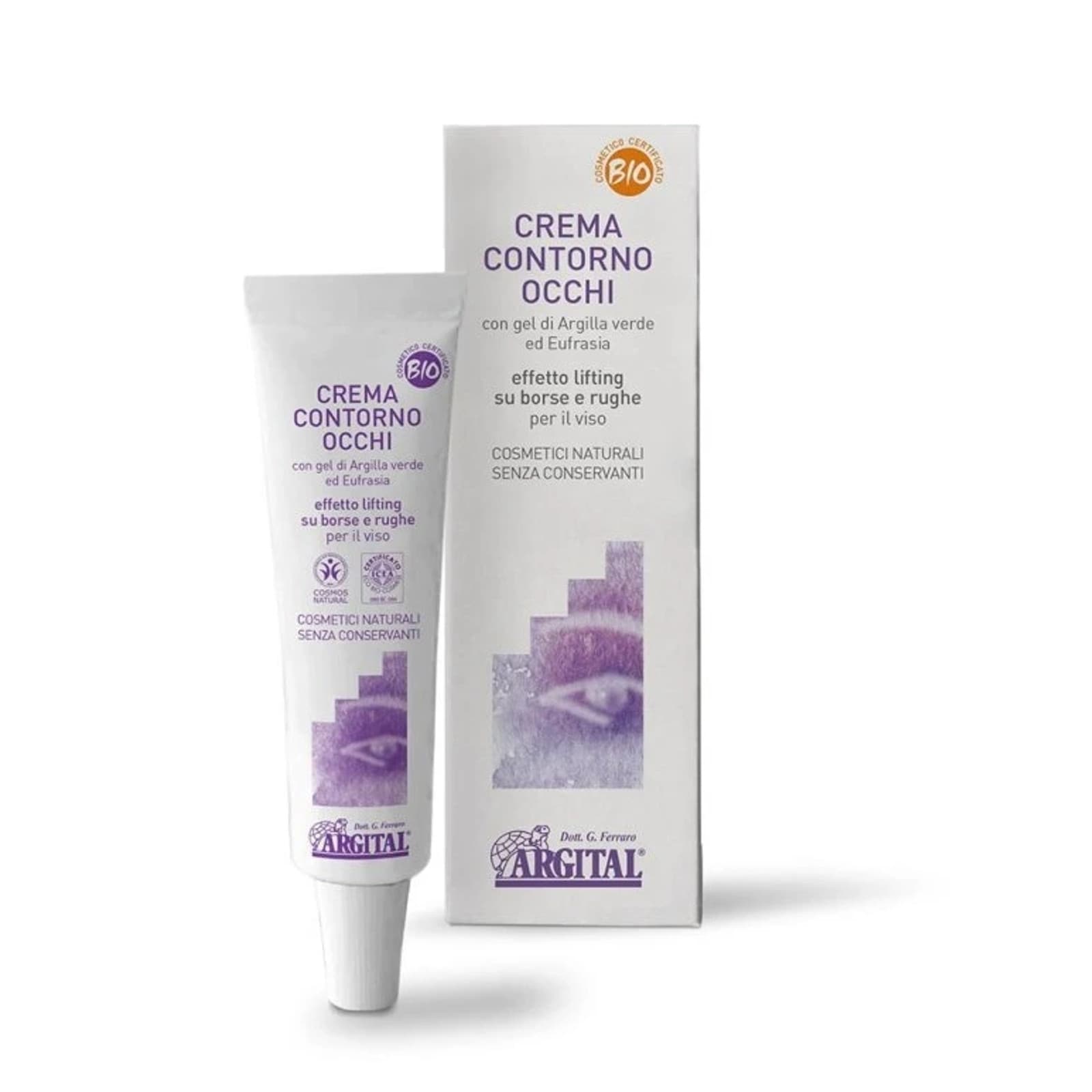 Liftingový oční krém se zeleným jílem a světlíkem Argital 15ml (ARG2318)