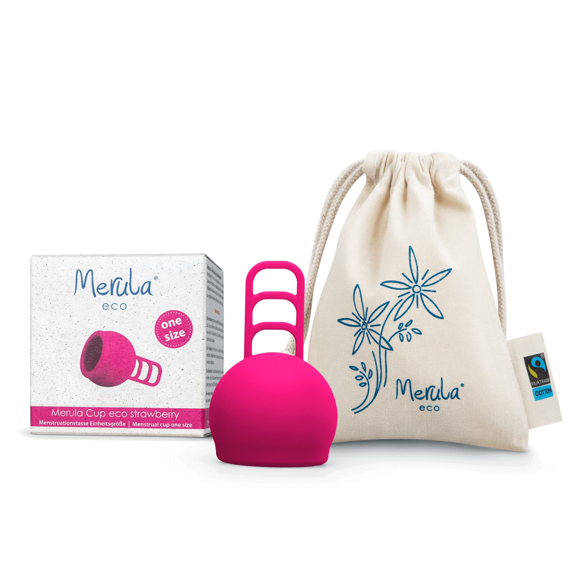Menstruační kalíšek Merula Eco Cup Strawberry (MER016)
