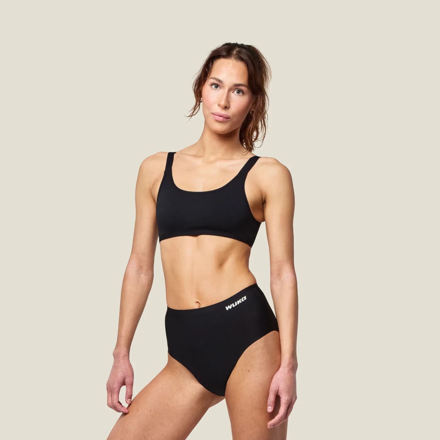 Menstruační kalhotky WUKA bezešvé Stretch Midi Brief - Super Heavy (WUKA400)