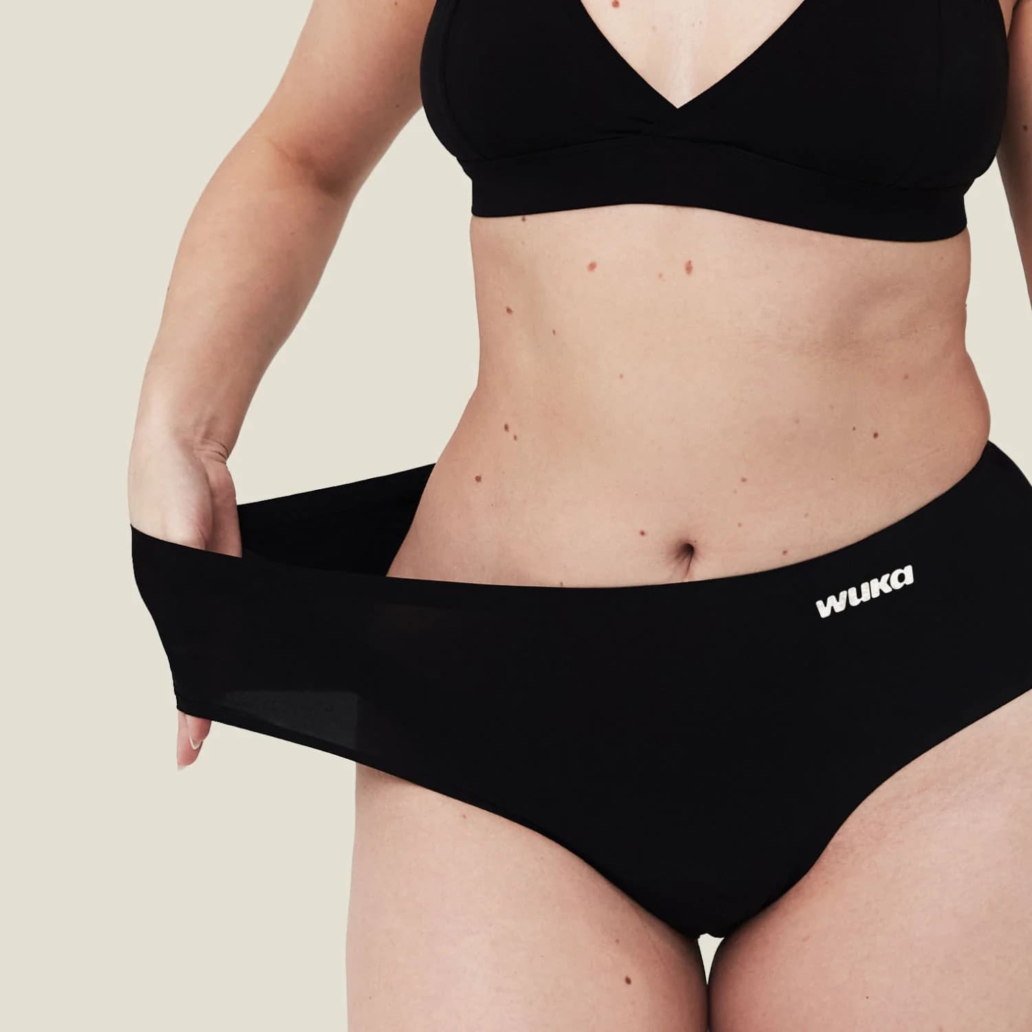 Menstruační kalhotky WUKA bezešvé Stretch Seamless Midi Brief Heavy (WUKA401) 3XL - 6XL - náhled 4