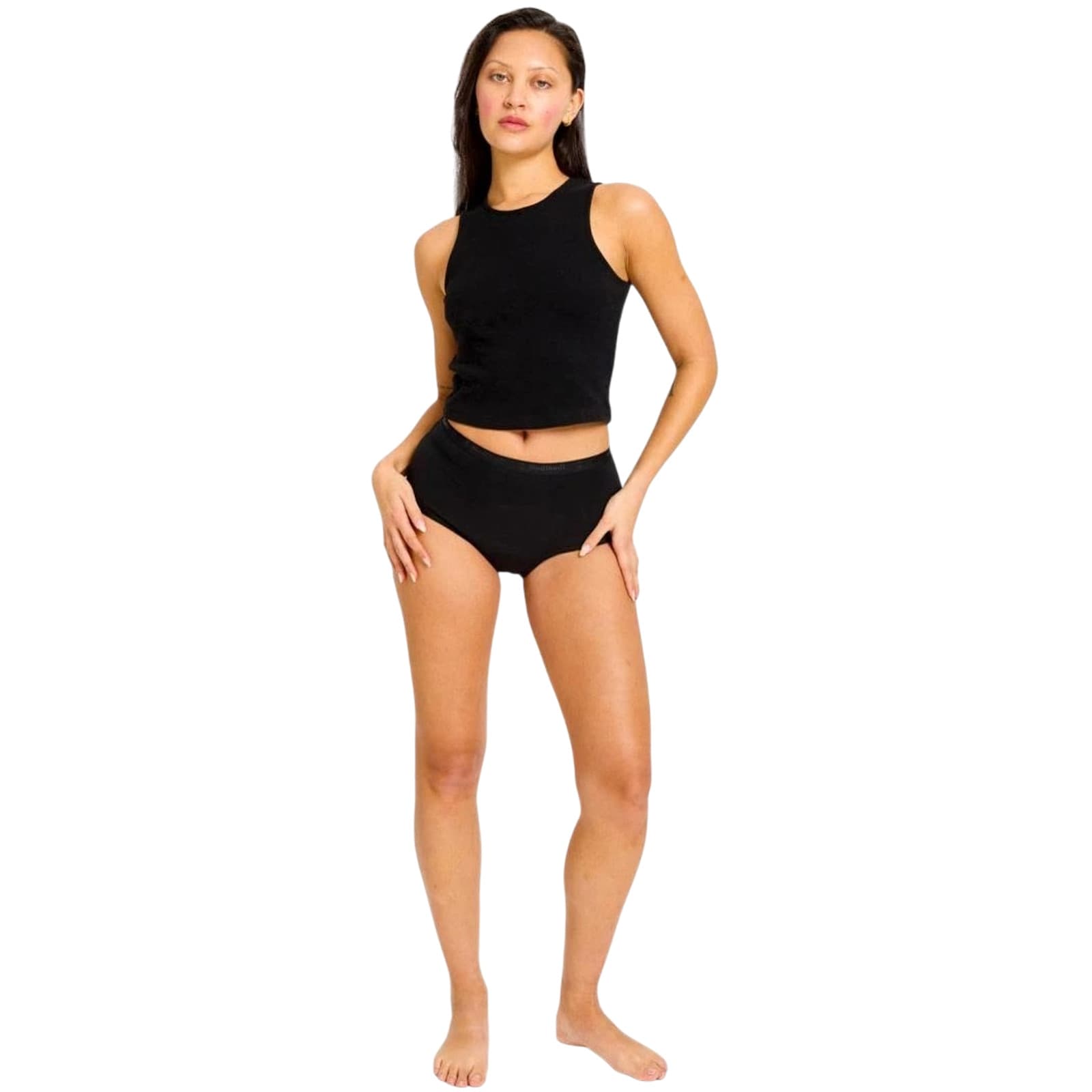Menstruační kalhotky Modibodi Basic Full Brief Super Overnight (BSFBSOBLAW) 3XL