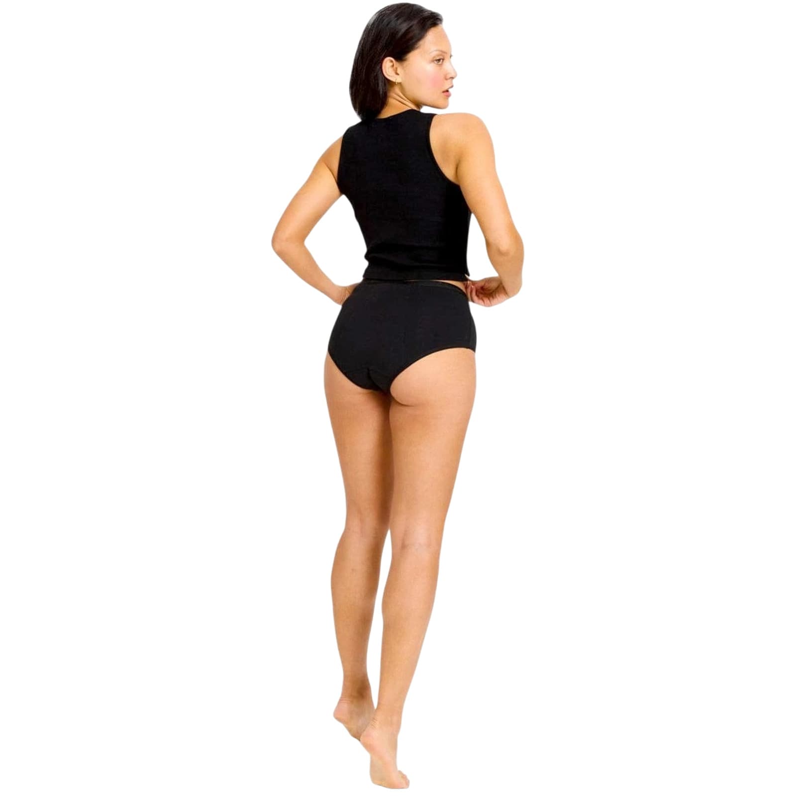 Menstruační kalhotky Modibodi Basic Full Brief Super Overnight (BSFBSOBLAW) 3XL - náhled 4