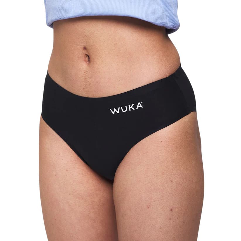 Dívčí menstruační kalhotky Wuka Stretch Seamless Heavy Flow bezešvé černé (WSSHFB) 12–16 let - náhled 2