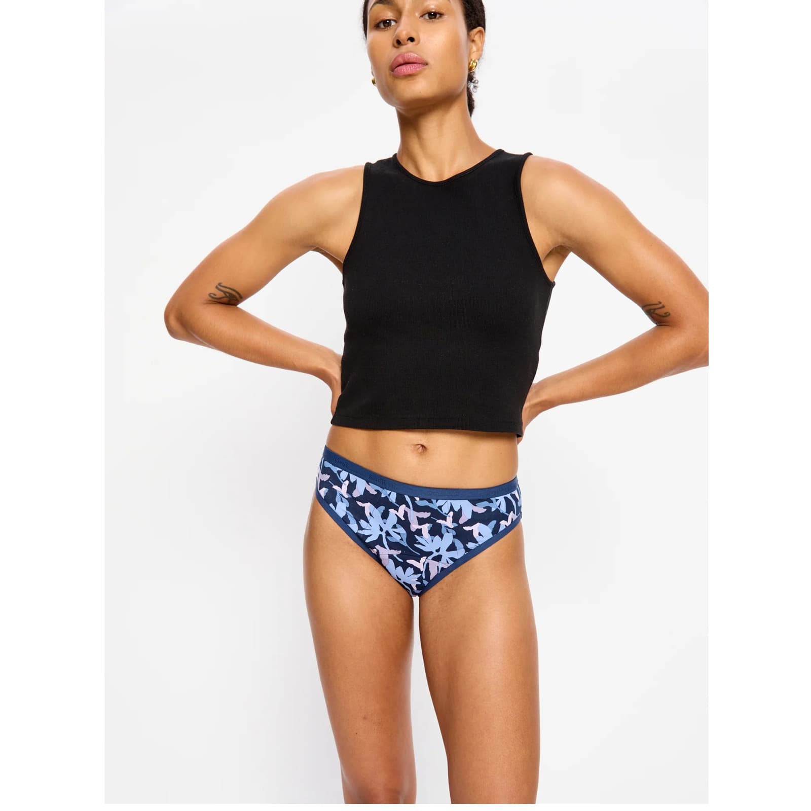 Menstruační kalhotky Modibodi Classic Bikini Super La Mer blue (FLBISOLMBW) L - náhled 4